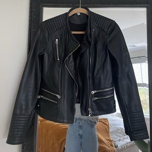 Leather jacket
